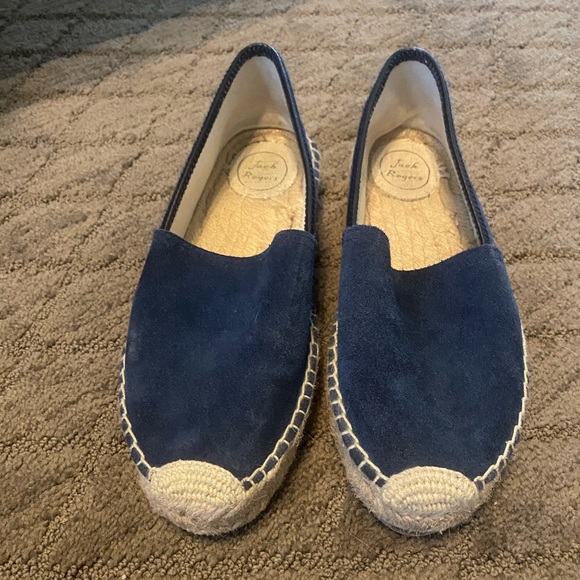 Jack Roger’s Riley Suede Espadrille in Midnight. Size 9. - Picture 4 of 8